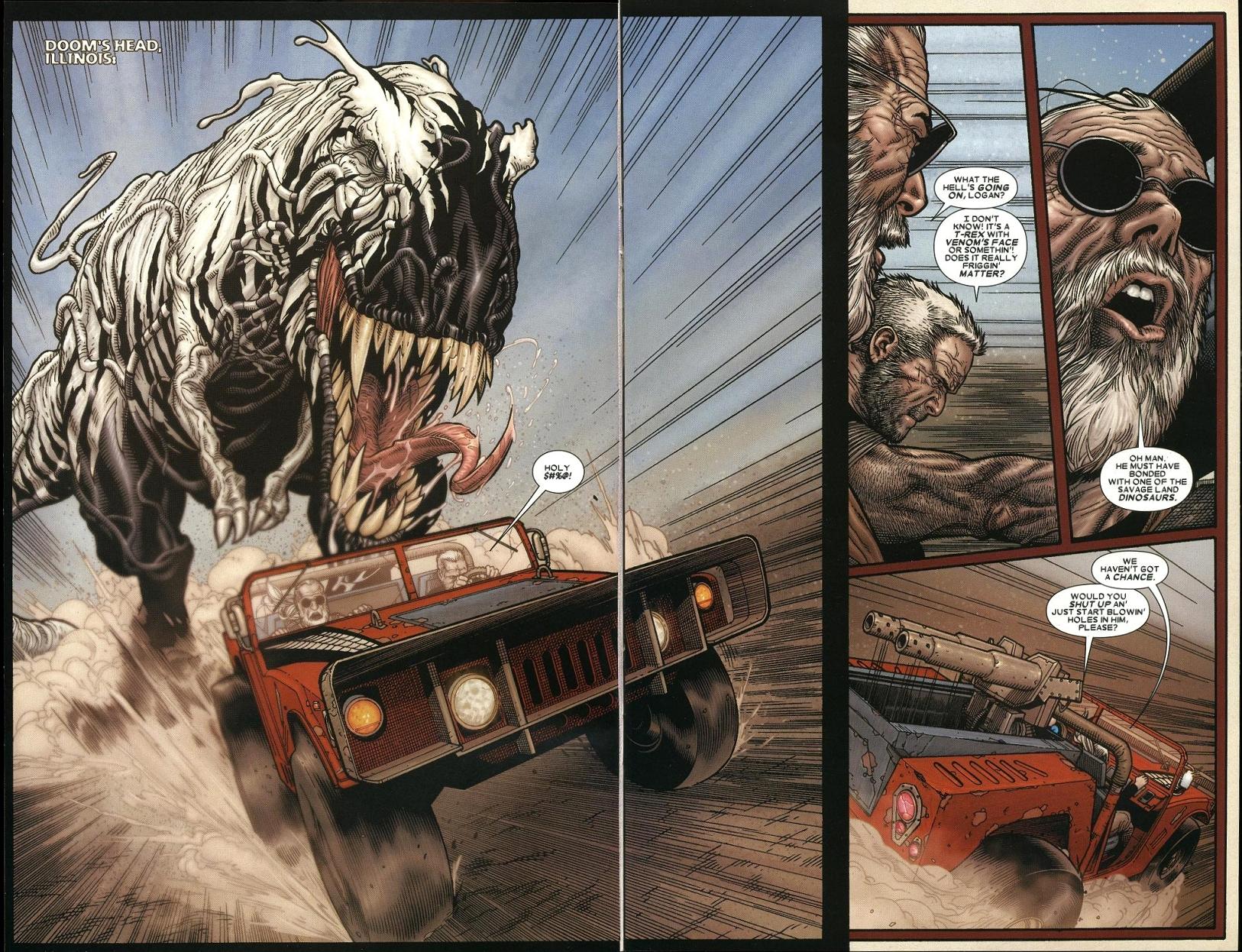...What if the alien symbiote Venom attached itself to a dinosaur?̶...