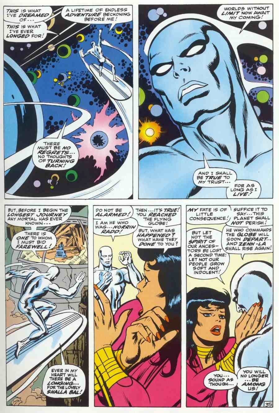 The Origin Of The Silver Surfer By Stan Lee And John