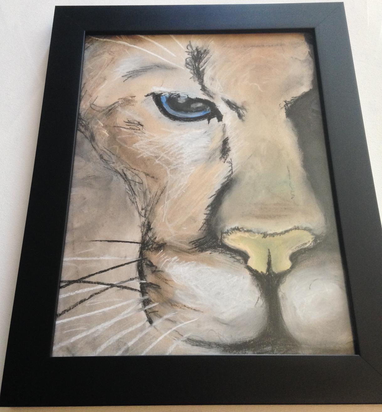 pastel puma framed (4)