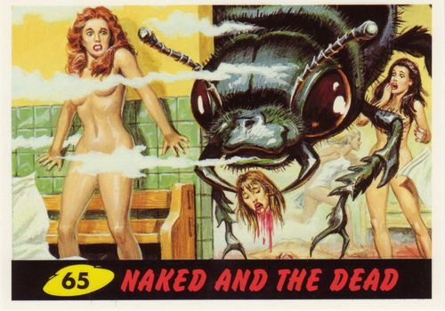 mars attacks cards 65 naked and the dead
